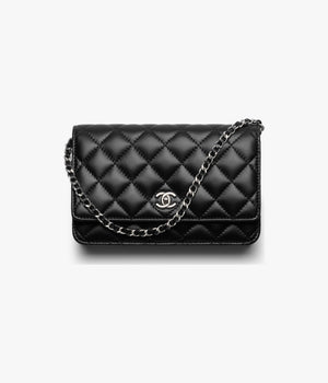 Classic Wallet on Chain Black