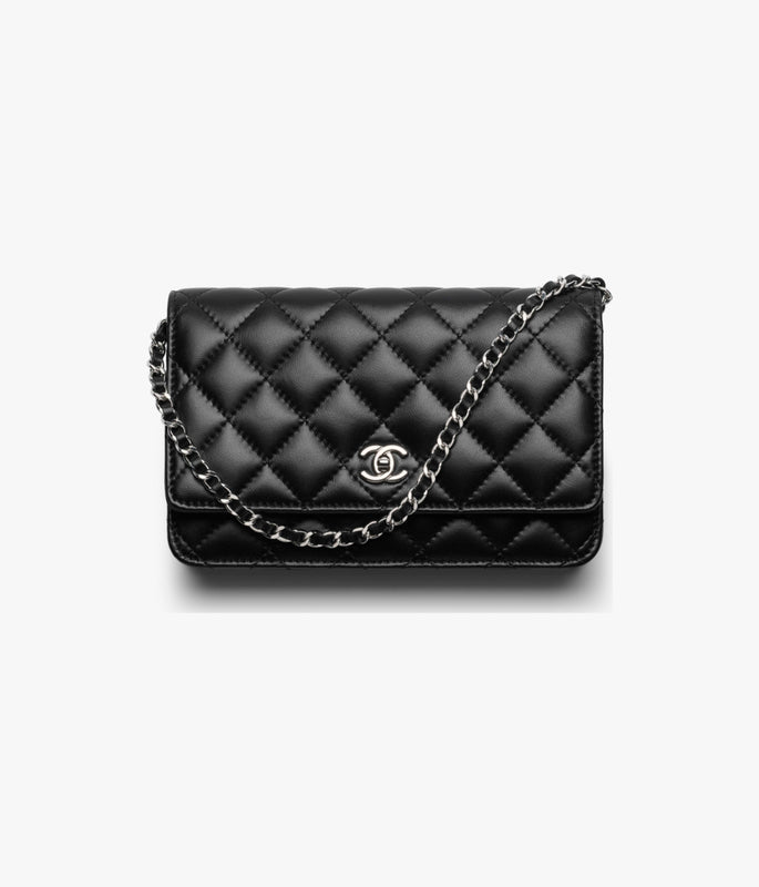 Classic Wallet on Chain Black