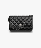 Classic Wallet on Chain Black