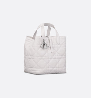 Toujours Vertical Tote Bag Soft Gray Macrocannage