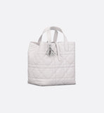 Toujours Vertical Tote Bag Soft Gray Macrocannage