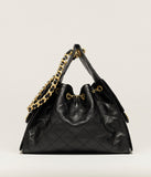 Small Handbag Grained Calfskin & Gold-Tone Metal