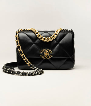 Shiny Lambskin, Gold-Tone, Silver-Tone & Ruthenium