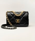 Shiny Lambskin, Gold-Tone, Silver-Tone & Ruthenium