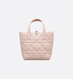 Toujours Vertical Tote Bag Powder Pink Calfskin