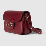 Horsebit Soft medium shoulder bag Rosso Ancora