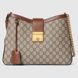 Padlock large shoulder bag