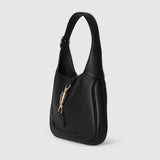 Jackie 1961 medium bag black leather