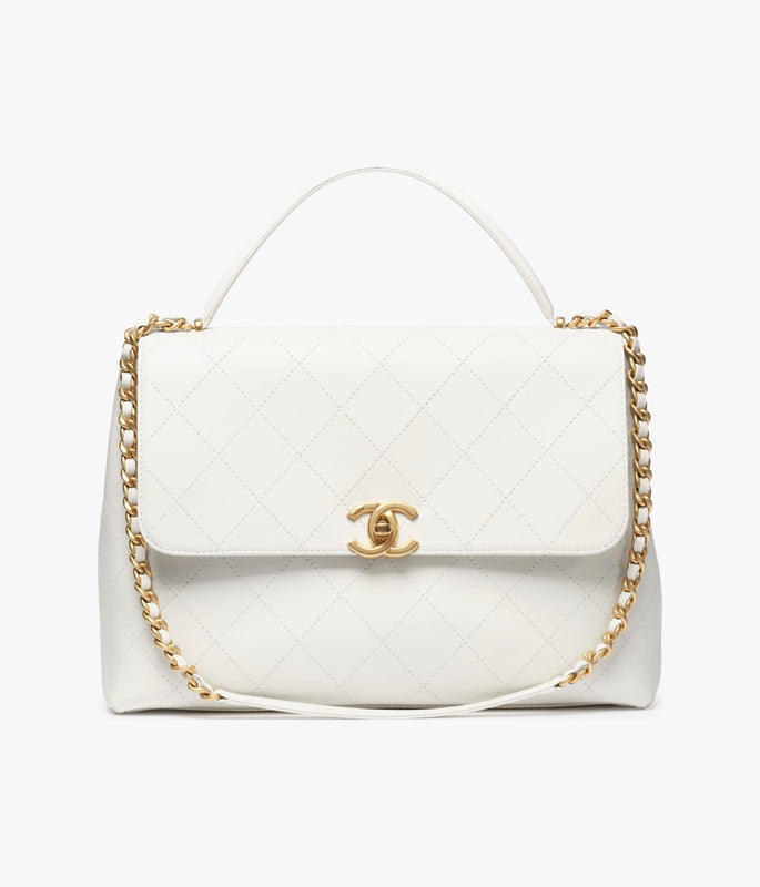 Maxi Flap Bag with Top Handle