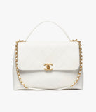 Maxi Flap Bag with Top Handle