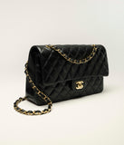 Classic Handbag ambskin & Gold-Tone Metal