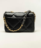 Shiny Lambskin, Gold-Tone, Silver-Tone & Ruthenium