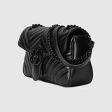 Marmont medium shoulder bag black leather