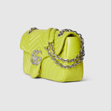 Marmont medium shoulder bag green leather