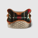 Emblem small bucket bag