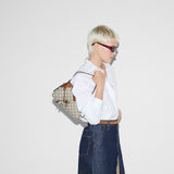 Emblem small shoulder bag