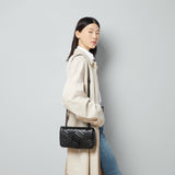 Marmont medium shoulder bag black leather