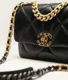 Shiny Lambskin, Gold-Tone, Silver-Tone & Ruthenium