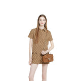 Marmont medium shoulder bag brown leather