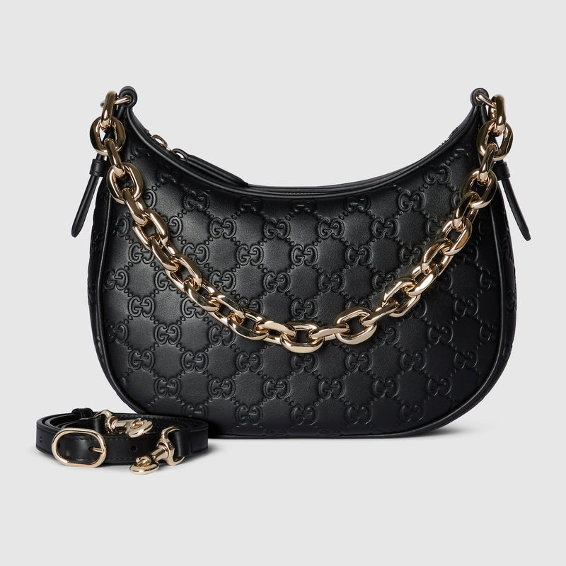Emblem medium shoulder bag