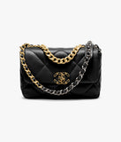 Shiny Lambskin, Gold-Tone, Silver-Tone & Ruthenium