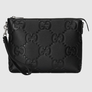 jumbo medium crossbody bag black leather