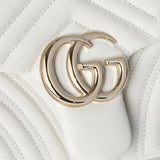 GG Marmont medium shoulder bag white