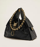Small Handbag Grained Calfskin & Gold-Tone Metal