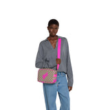 Medium crossbody bag with print