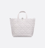 Toujours Vertical Tote Bag Soft Gray Macrocannage