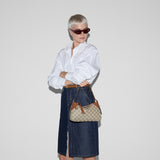 Emblem small shoulder bag