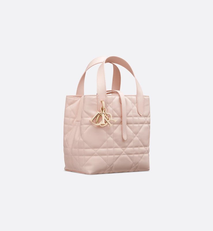 Toujours Vertical Tote Bag Powder Pink Calfskin