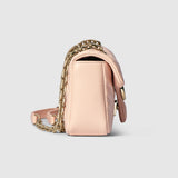 Marmont small shoulder bag pale pink leather