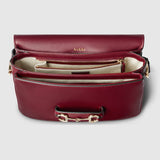Horsebit Soft medium shoulder bag Rosso Ancora