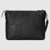 jumbo medium crossbody bag black leather