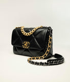 Shiny Lambskin, Gold-Tone, Silver-Tone & Ruthenium
