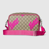 Medium crossbody bag with print