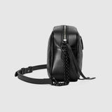 Marmont small camera bag black leather