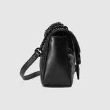 Marmont medium shoulder bag black leather