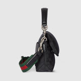 canvas small crossbody bag black canvas