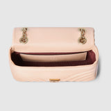 Marmont small shoulder bag pale pink leather