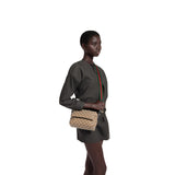 canvas small crossbody bag beige