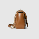 Marmont medium shoulder bag brown leather