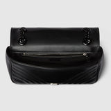 Marmont medium shoulder bag black leather