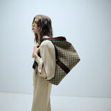 Giglio large tote bag beige and brown