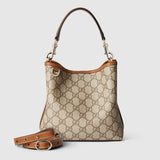 Emblem small bucket bag