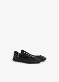 PERFO BALLET FLATS IN CALFSKIN