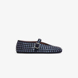STRASS BALLET FLATS BLUE