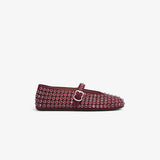 STRASS BALLET FLATS RED