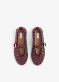 STRASS BALLET FLATS RED